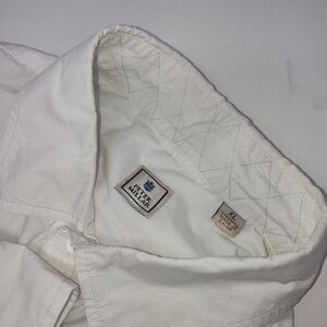 Peter Millar Crown Men's Button Up Long Sleeve Shirt Size XL White Cotton *Read*